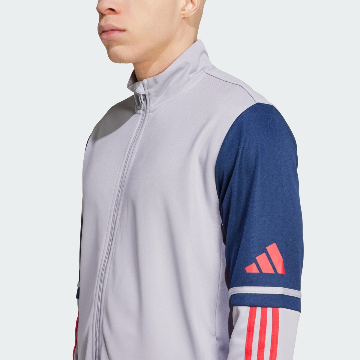 Veste D'entraînement Squadra 25 Veste D'entraînement Squadra 25 glory grey / team navy blue 2 / pure ruby, adidas Performance