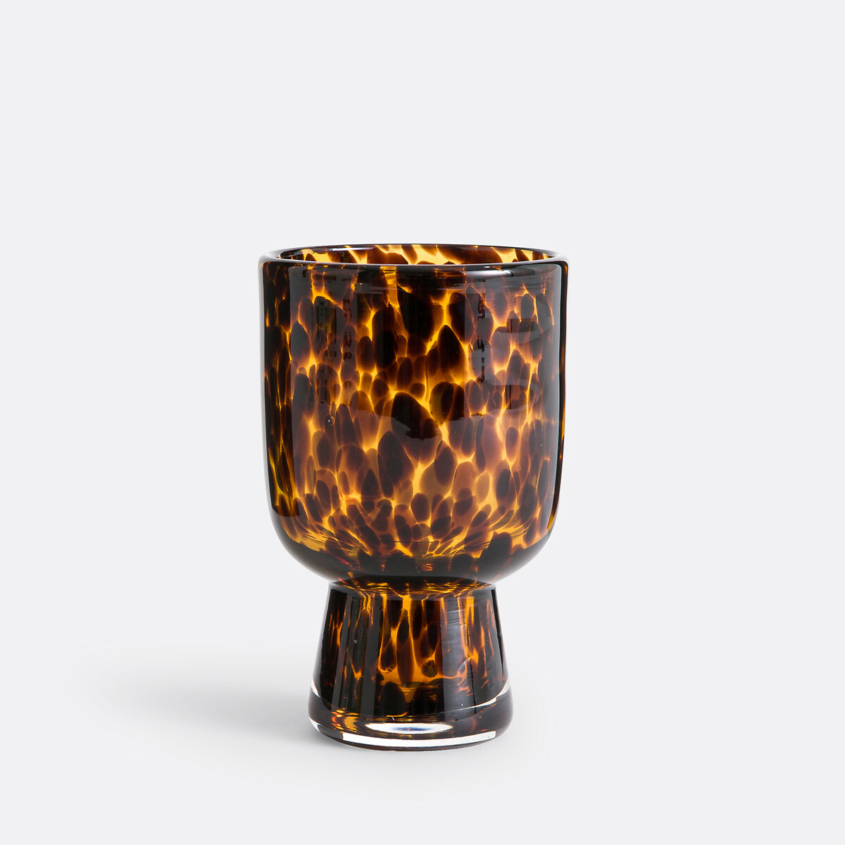 Lot de 6 verres à pied en verre ambré, Fauvita marron, LA REDOUTE INTERIEURS