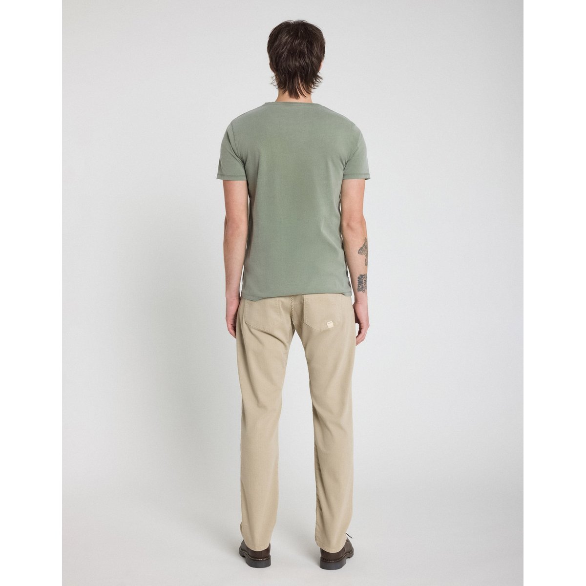 PANTALON STRAIGHT GRAVEL beige, PULLIN