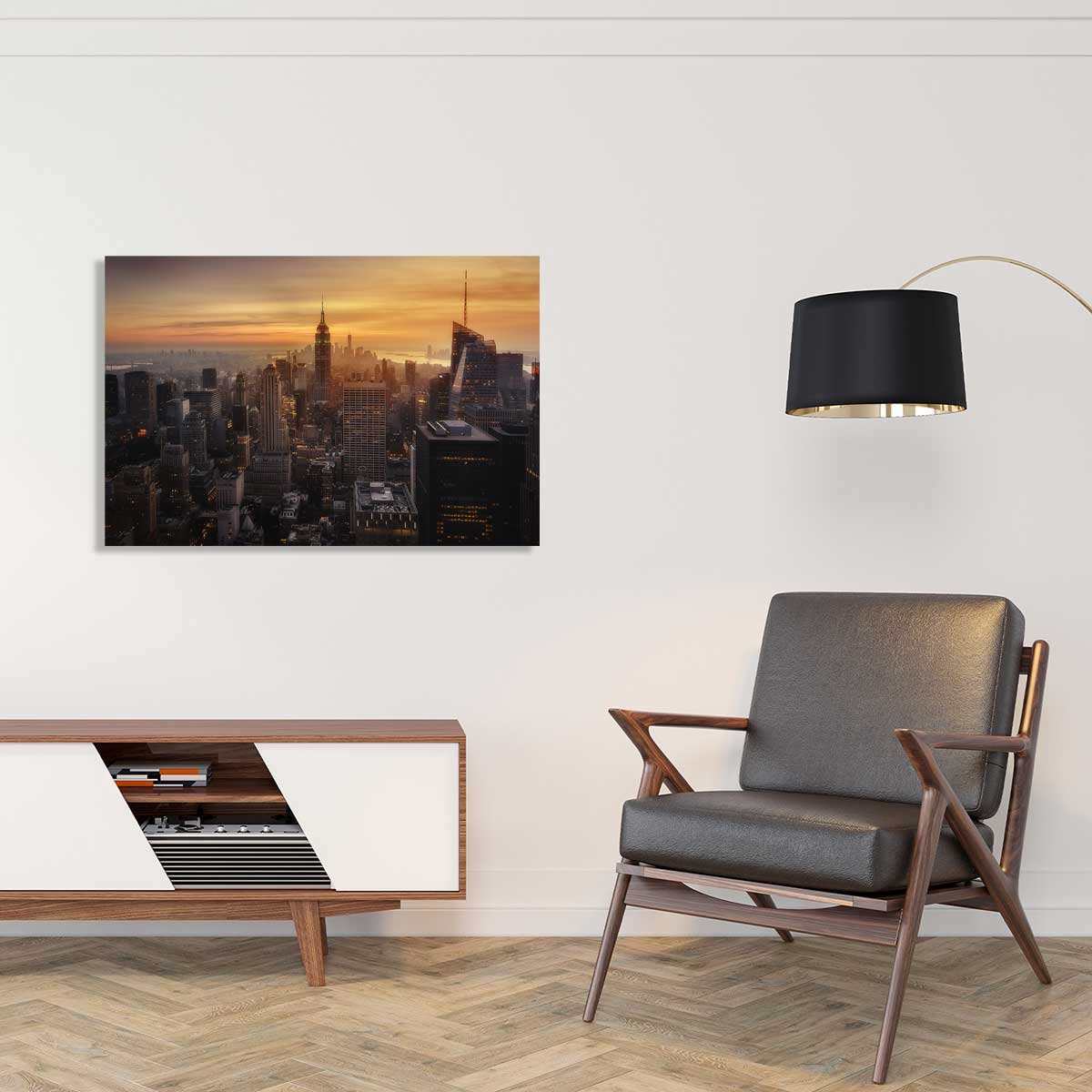 Tableau manhattan's light tableau alu dibond, HEXOA
