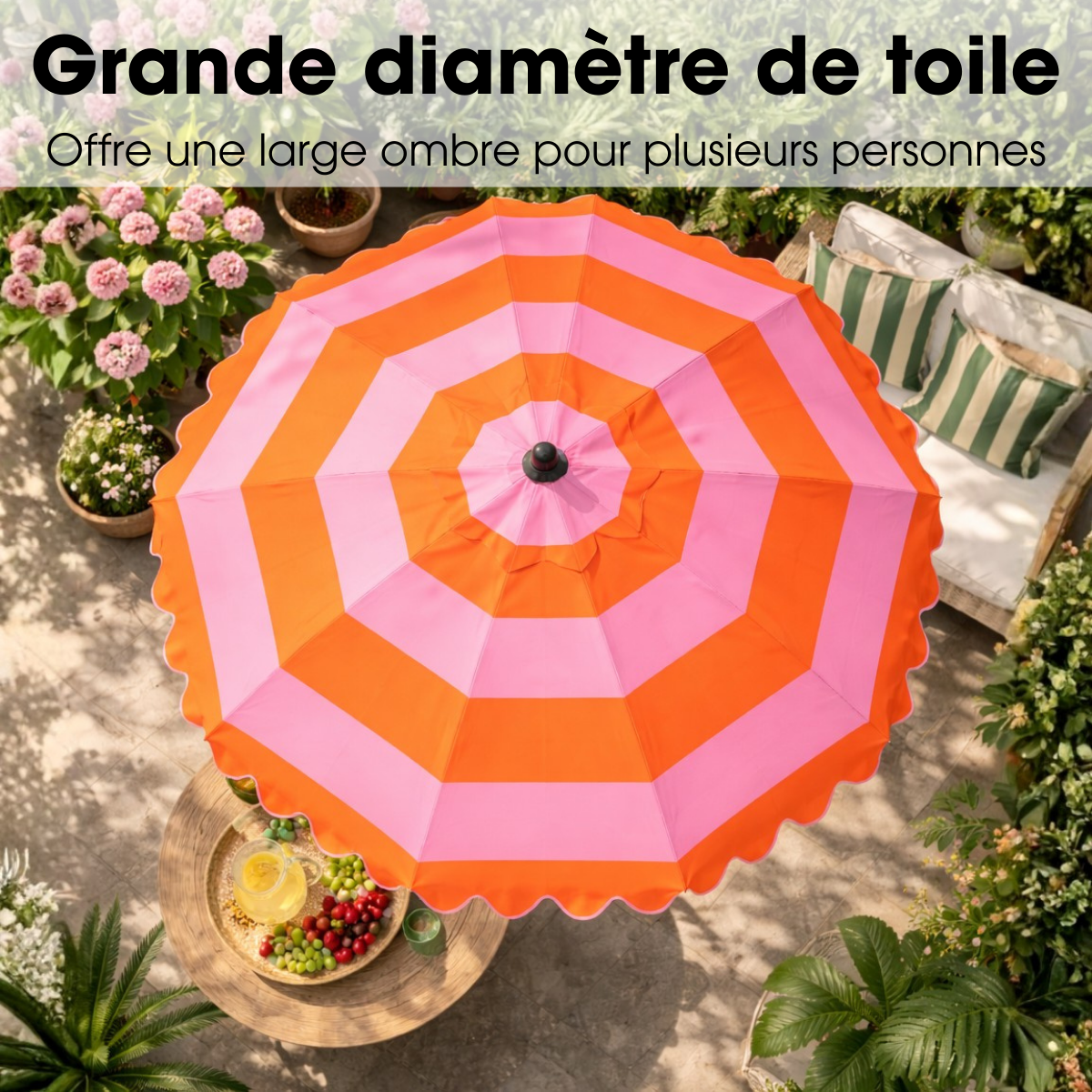 Parasol orange, MICA DECORATIONS