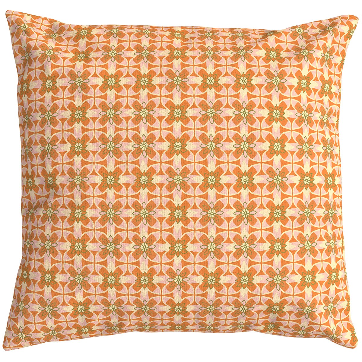 Housse de coussin extérieur NOUR orange, VENT DE BOHÈME