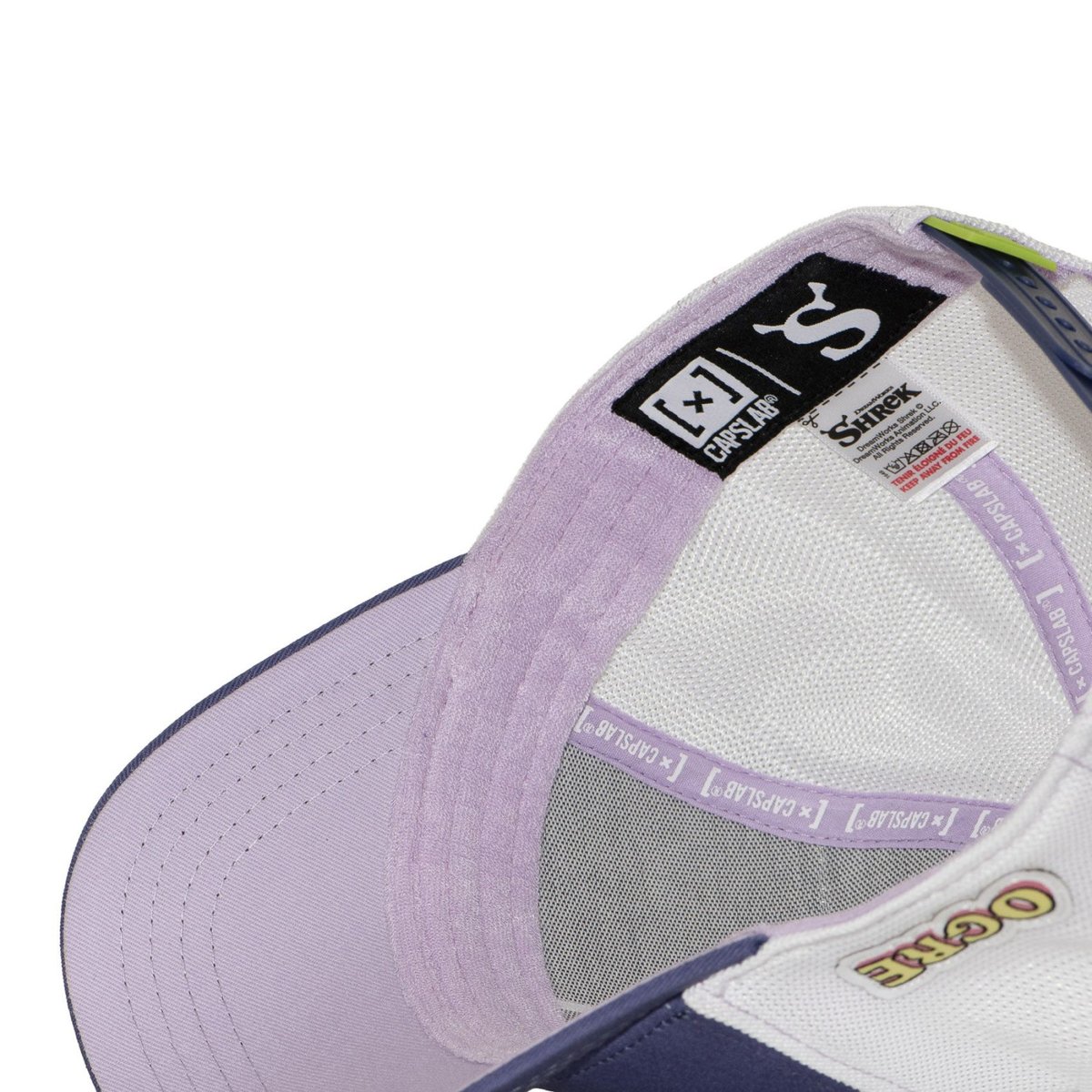 Casquette trucker SHREK bleu/blanc/vert, CAPSLAB