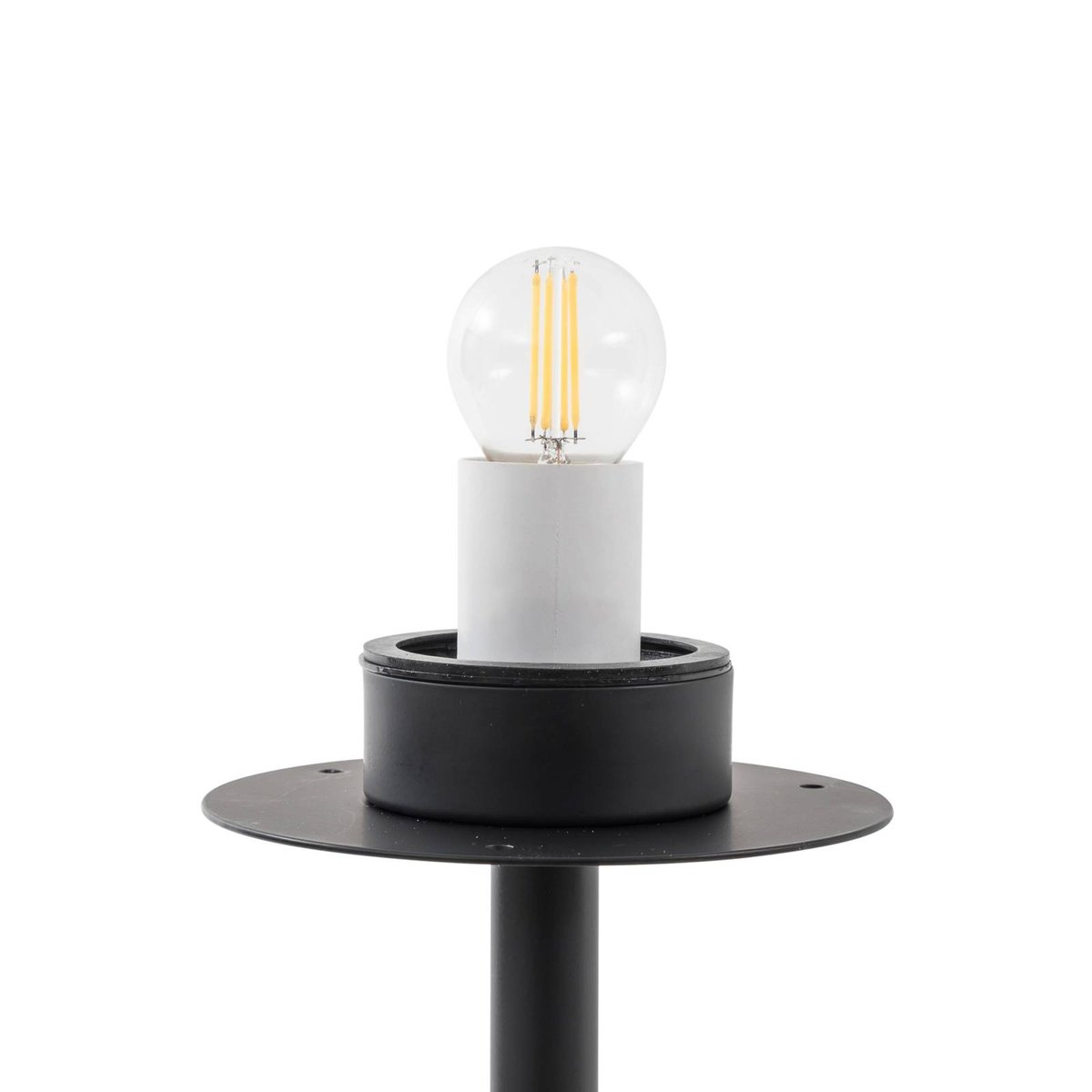 Luminaire de terrasse, Solvindor kaki, noir, LUCANDE