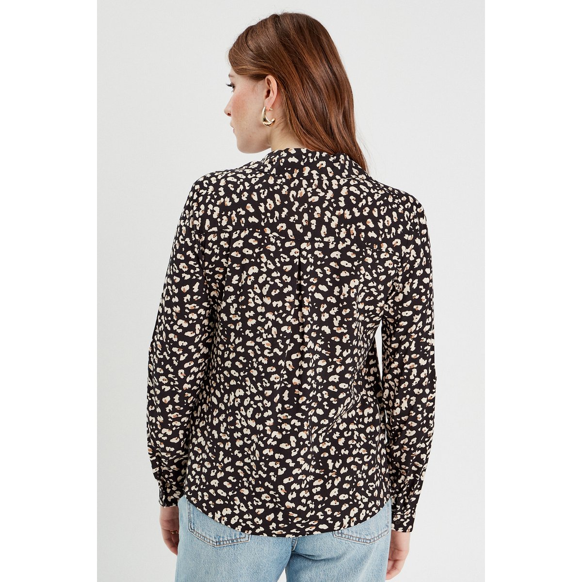 Chemise manches longues noir, CACHE CACHE