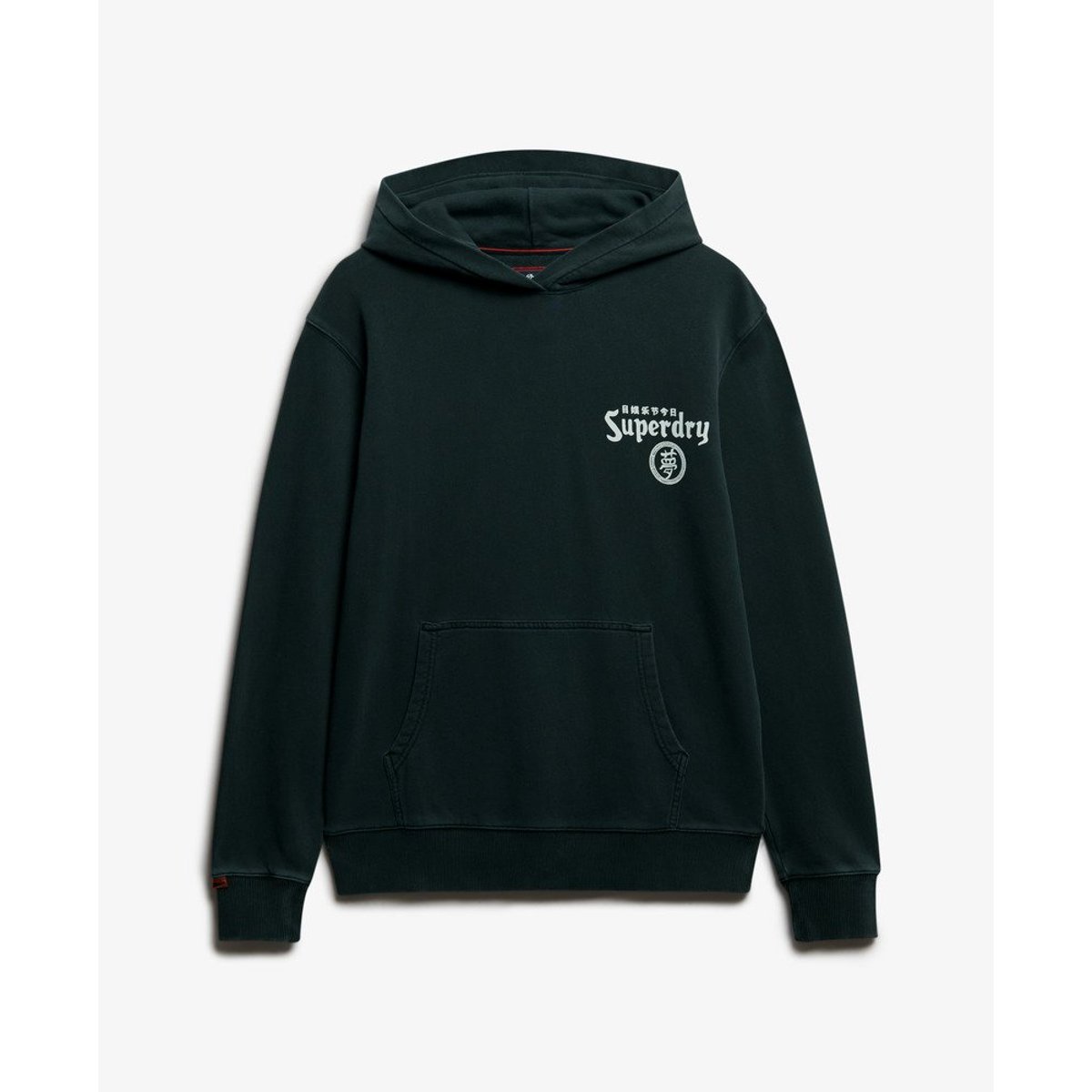 Hoodie Tokyo Narrative Coupe Ample blackboard, SUPERDRY