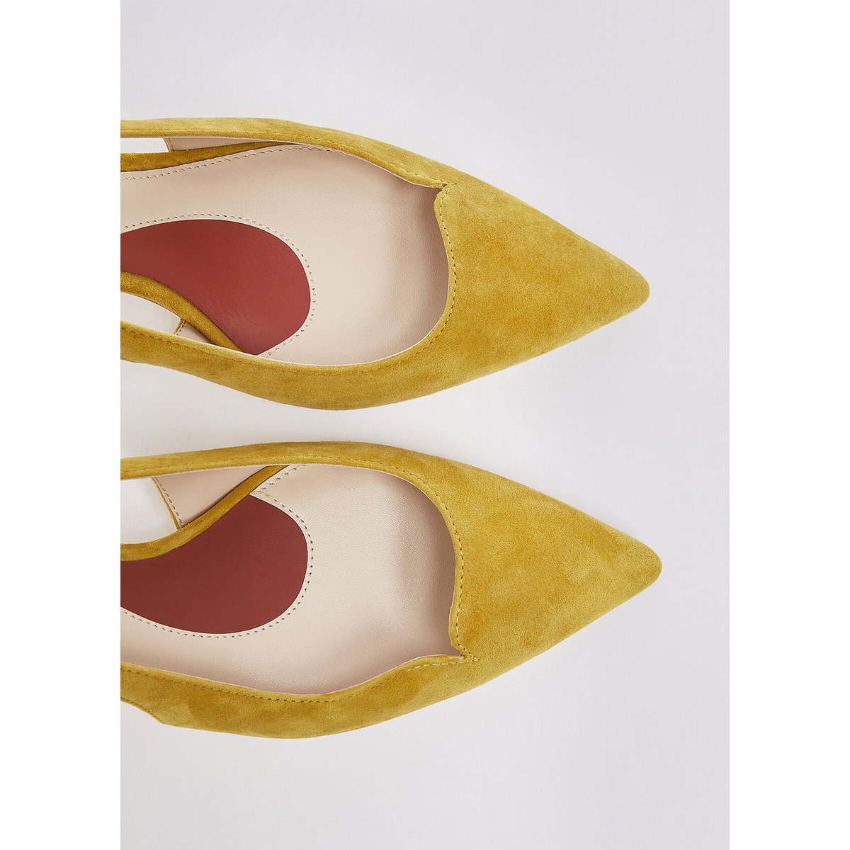 Slingbacks en daim moutarde, LIU JO