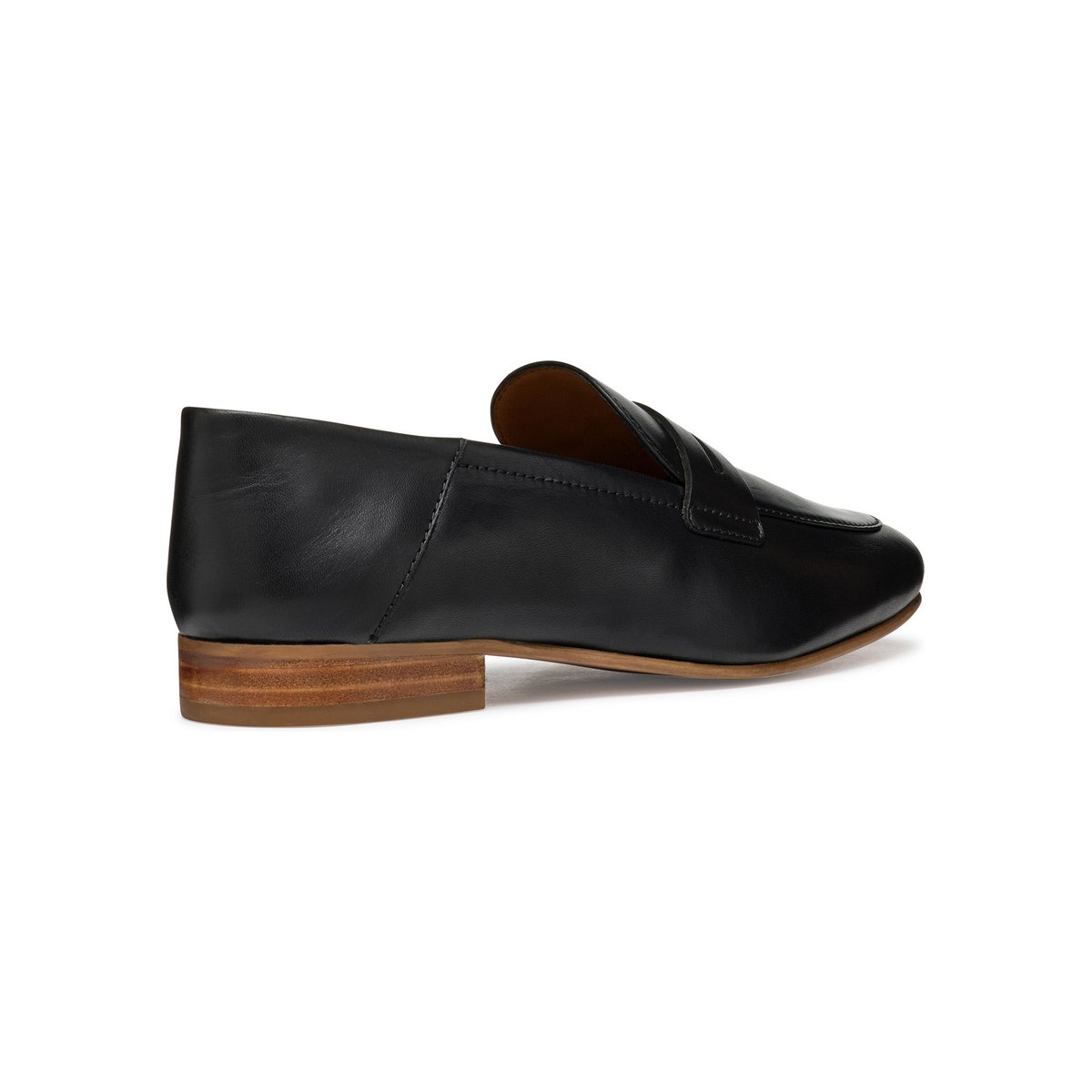 Mocassins en cuir Mantinea noir, GEOX