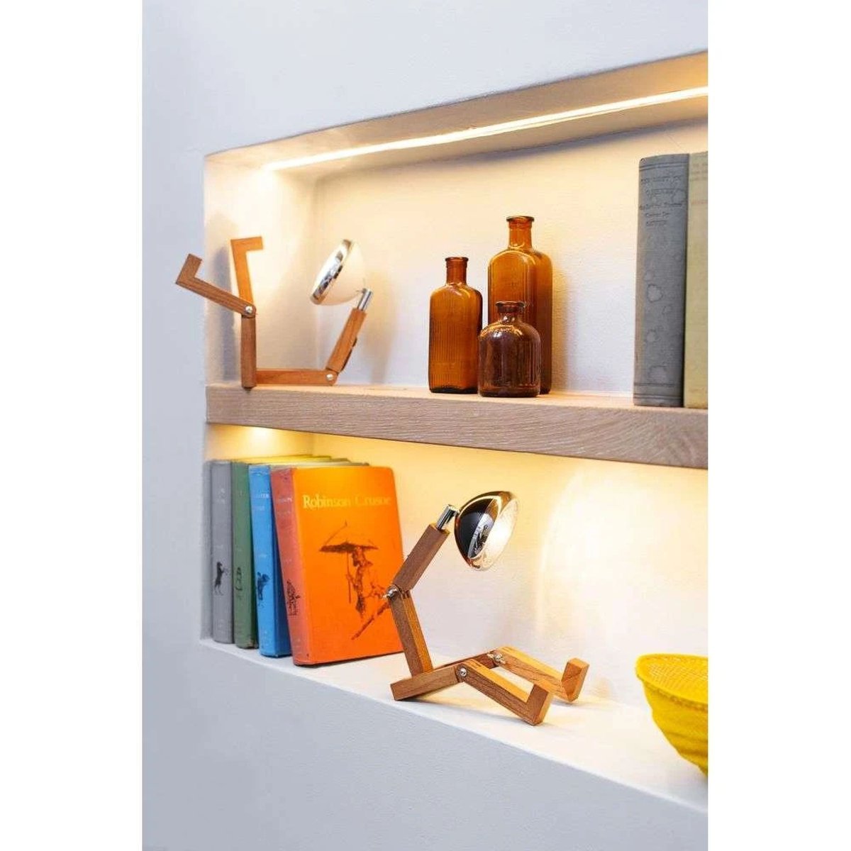 Lampe Mr Wattson mini Fashion orange, D'ARPEJE
