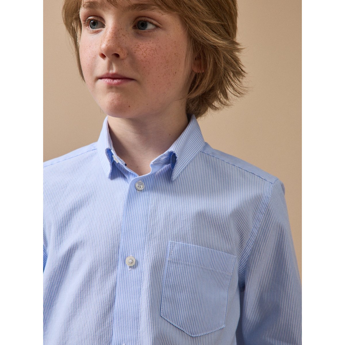 Chemise rayée blanc clair raye, CYRILLUS