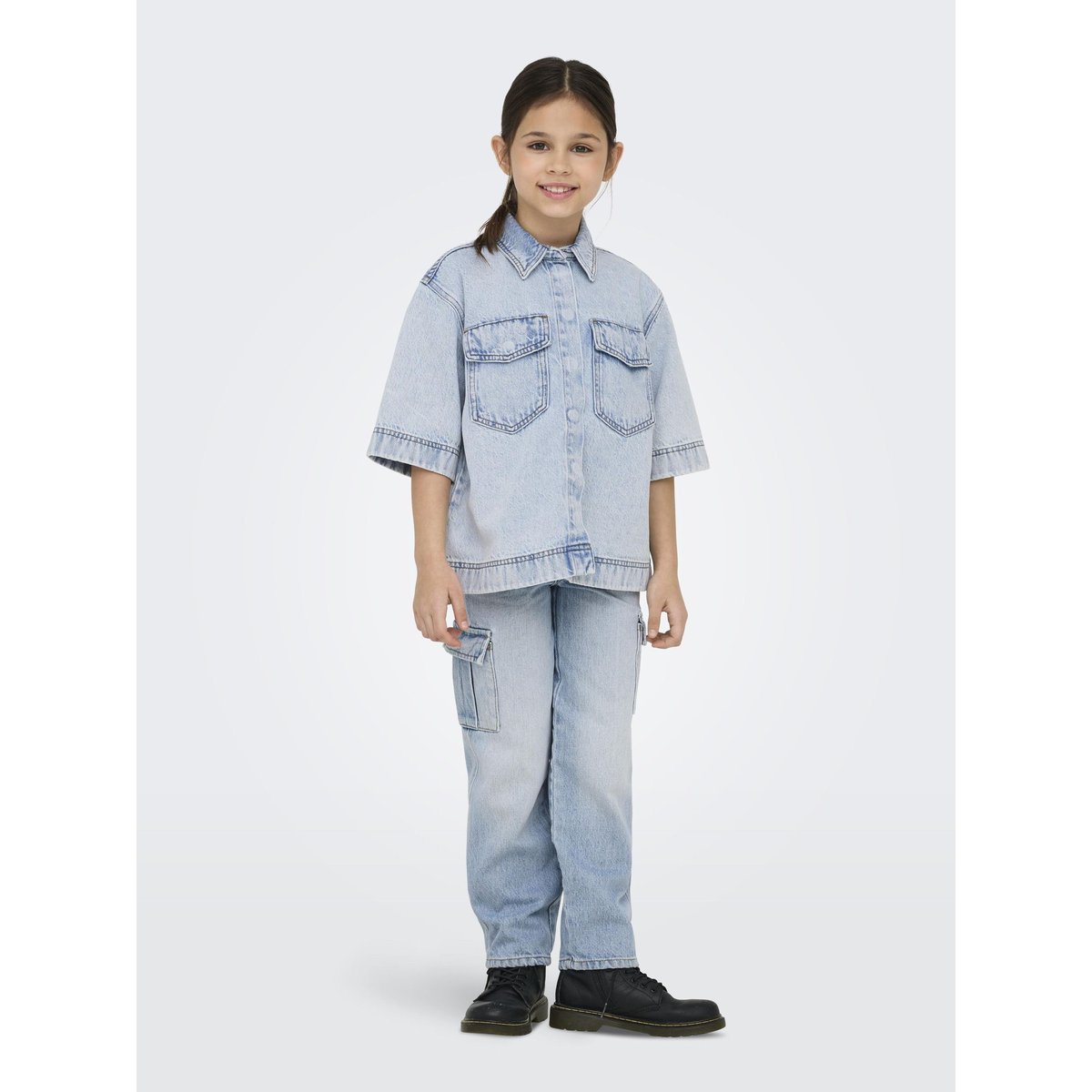 Chemise En Denim light blue denim, KIDS ONLY