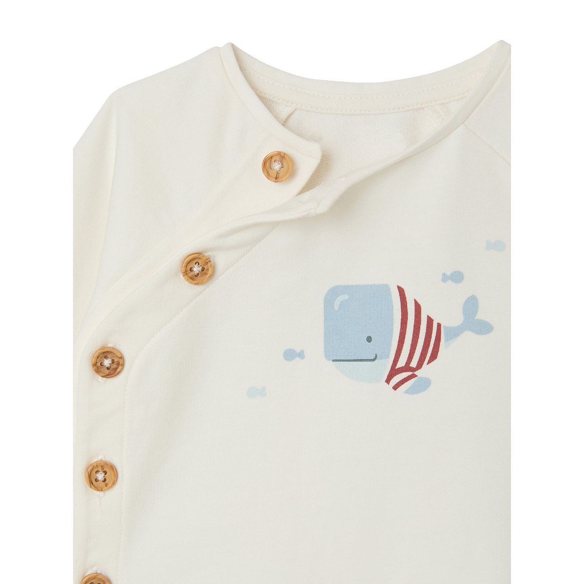 Ensemble bébé sweat et pantalon écru, VERTBAUDET
