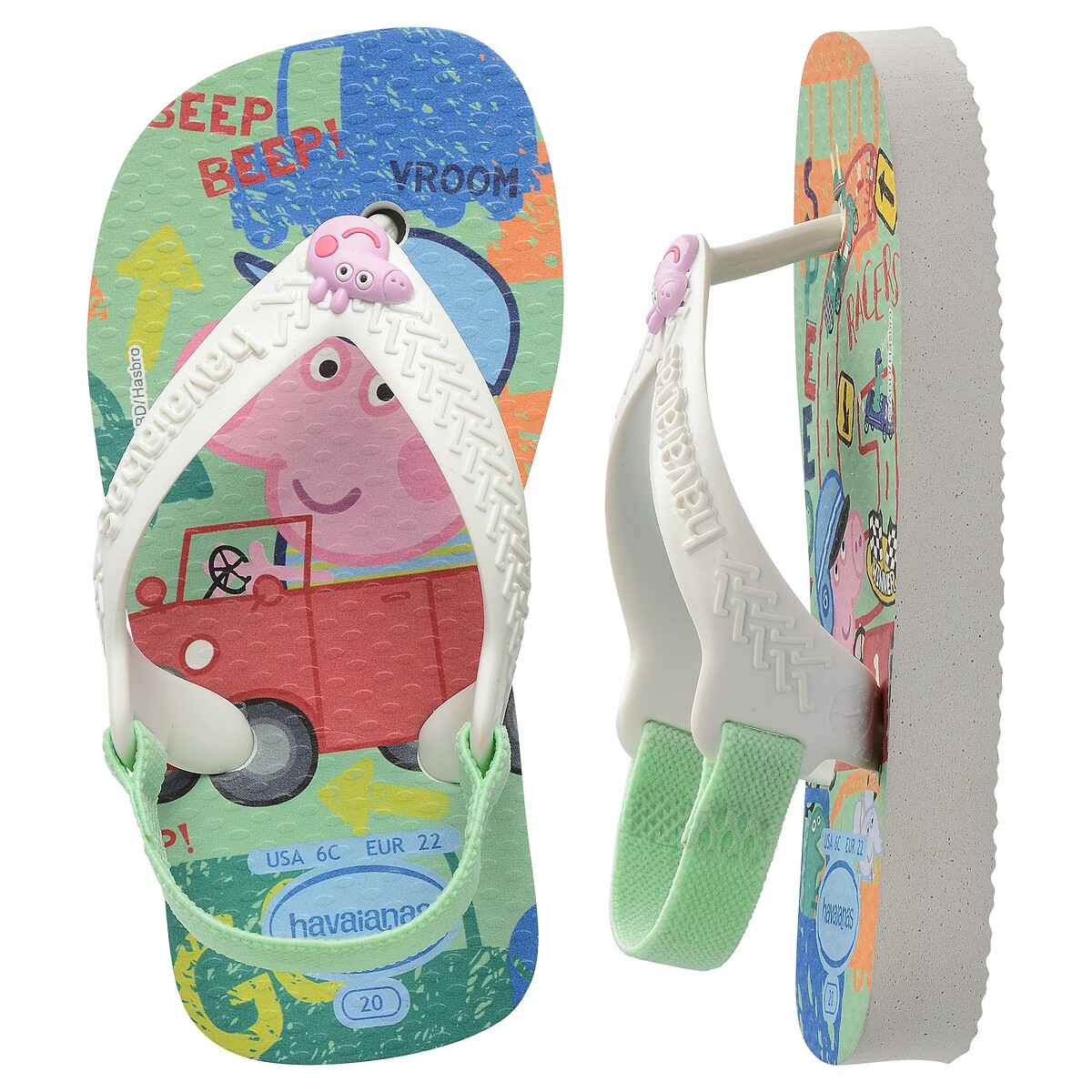 Sandales entre-doigts BABY PEPPA PIG multicolore, HAVAIANAS