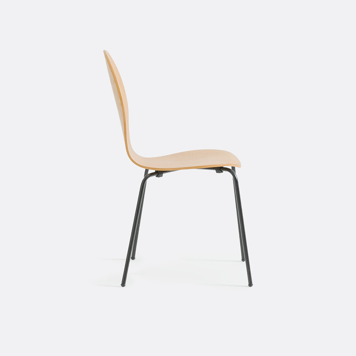 Silla apilable, Lenon roble teñido, LA REDOUTE INTERIEURS
