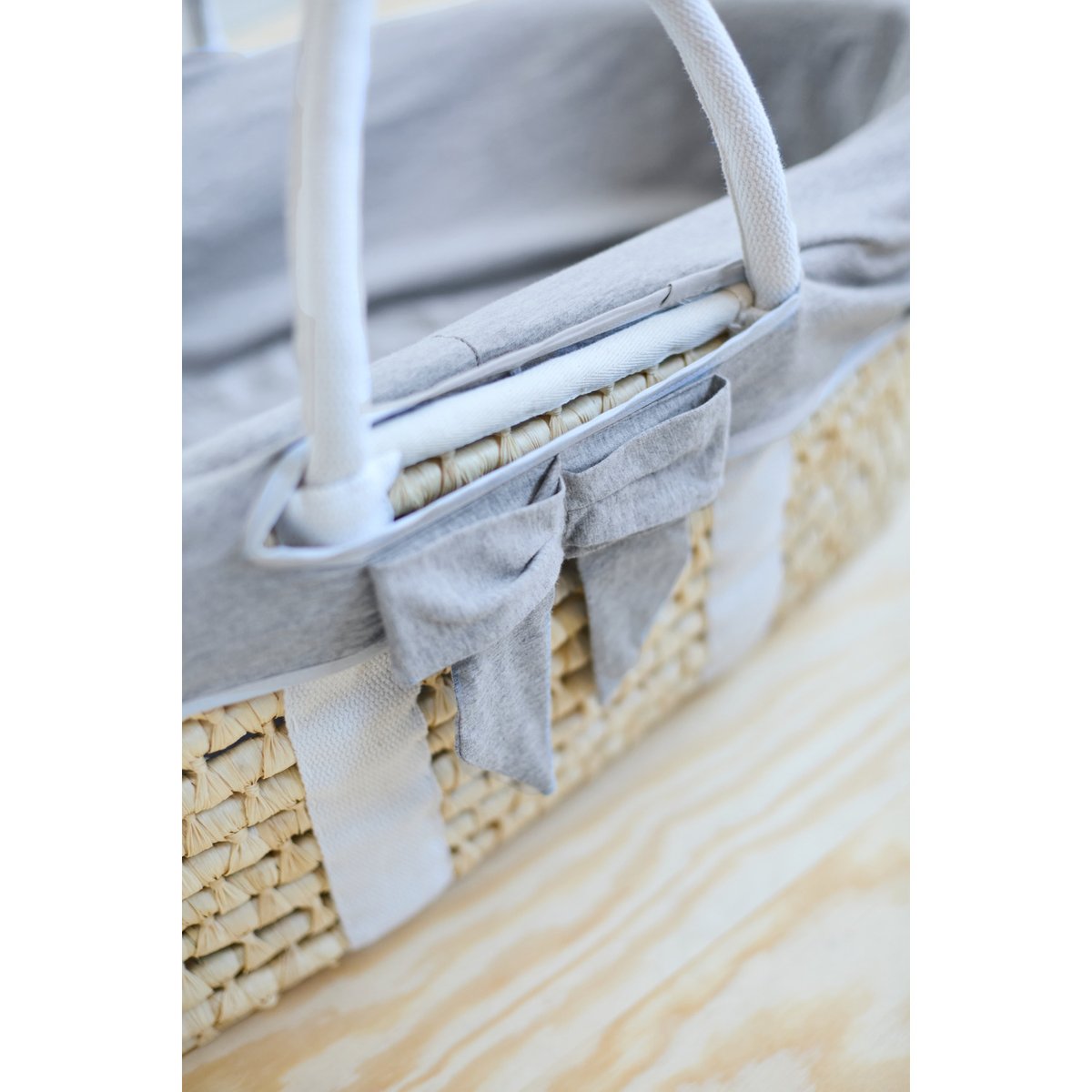 Couffin + habillage jersey gris, CHILDHOME