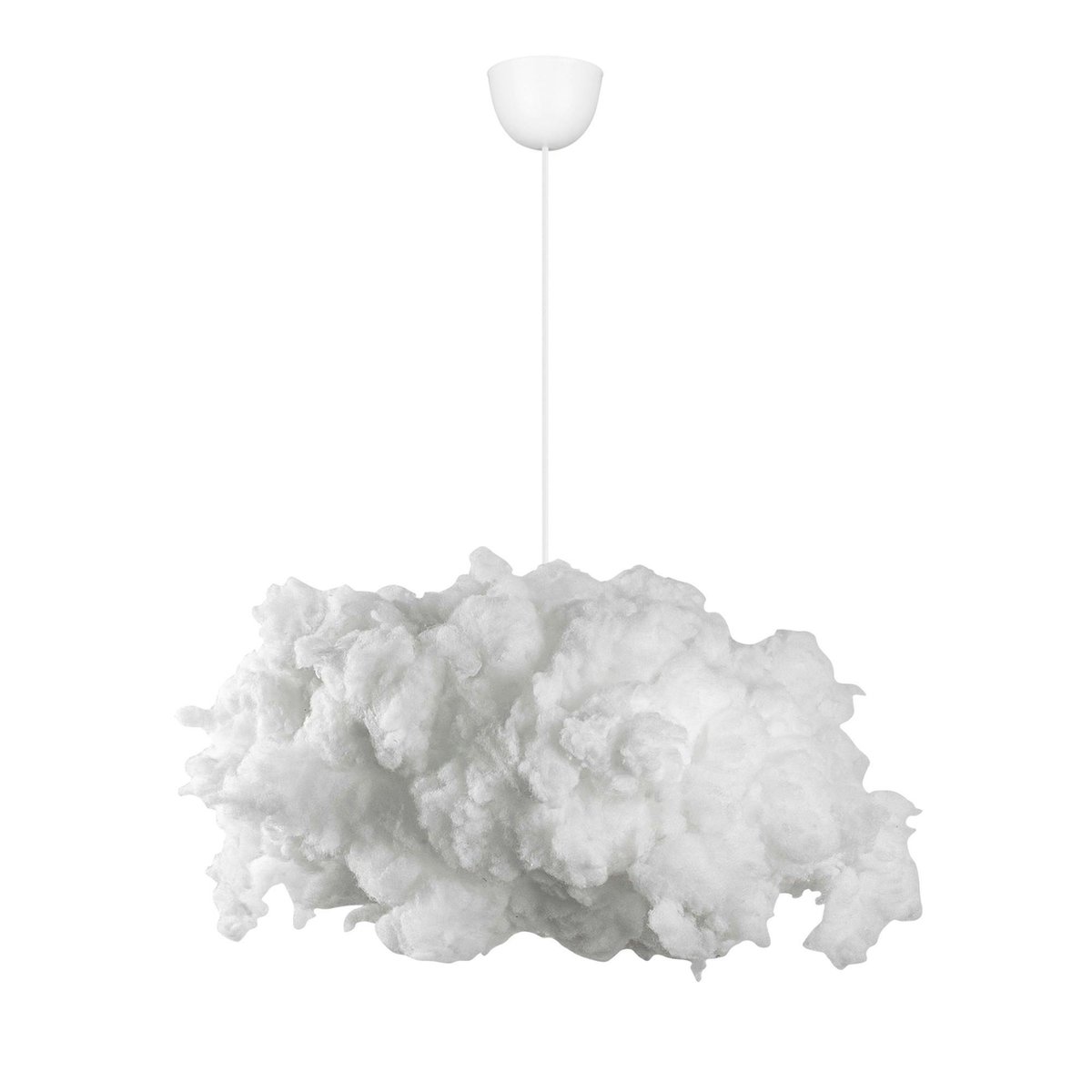 Suspension design blanche effet nuage, pour chambre SILE blanc, PIER IMPORT