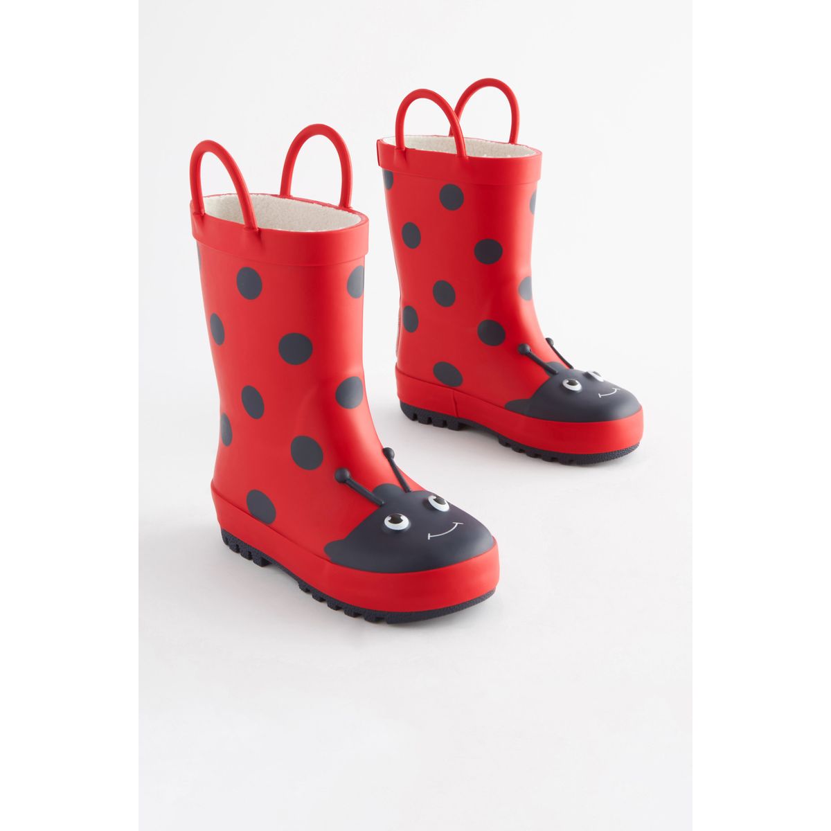 Bottes en caoutchouc avec anses rouge/bleu, NEXT
