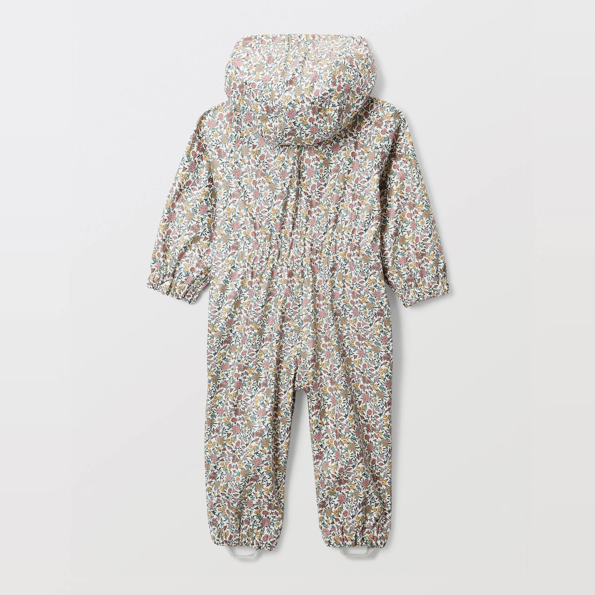 Combinaison de pluie avec capuche amovible imprimée naturel, BOUT'CHOU
