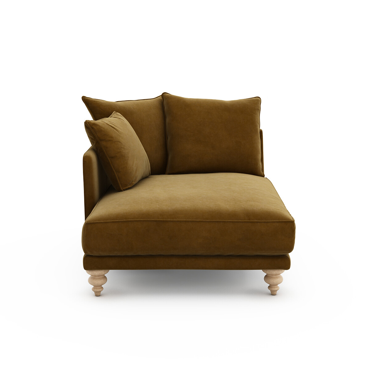 Méridienne velours, Lazare bronze, AM.PM