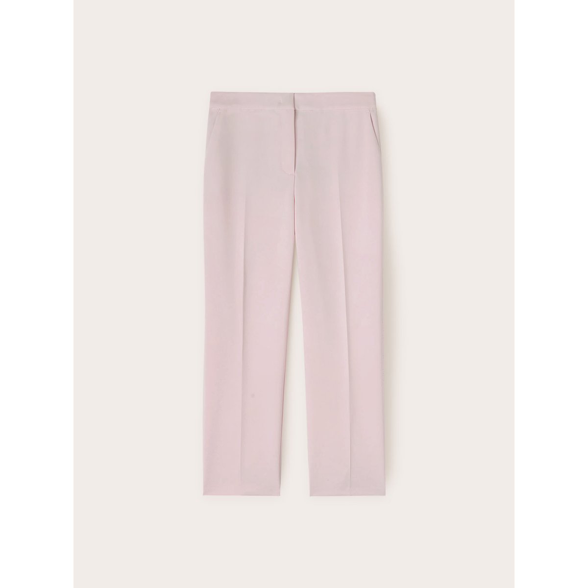 Pantalon classique avec pli repassé rose, MOTIVI