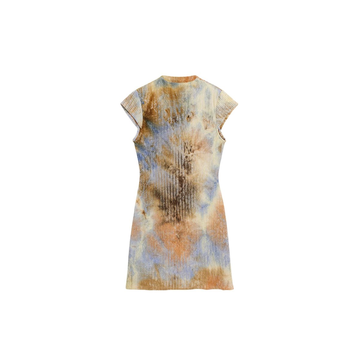 Robe texturée marron, DESIGUAL