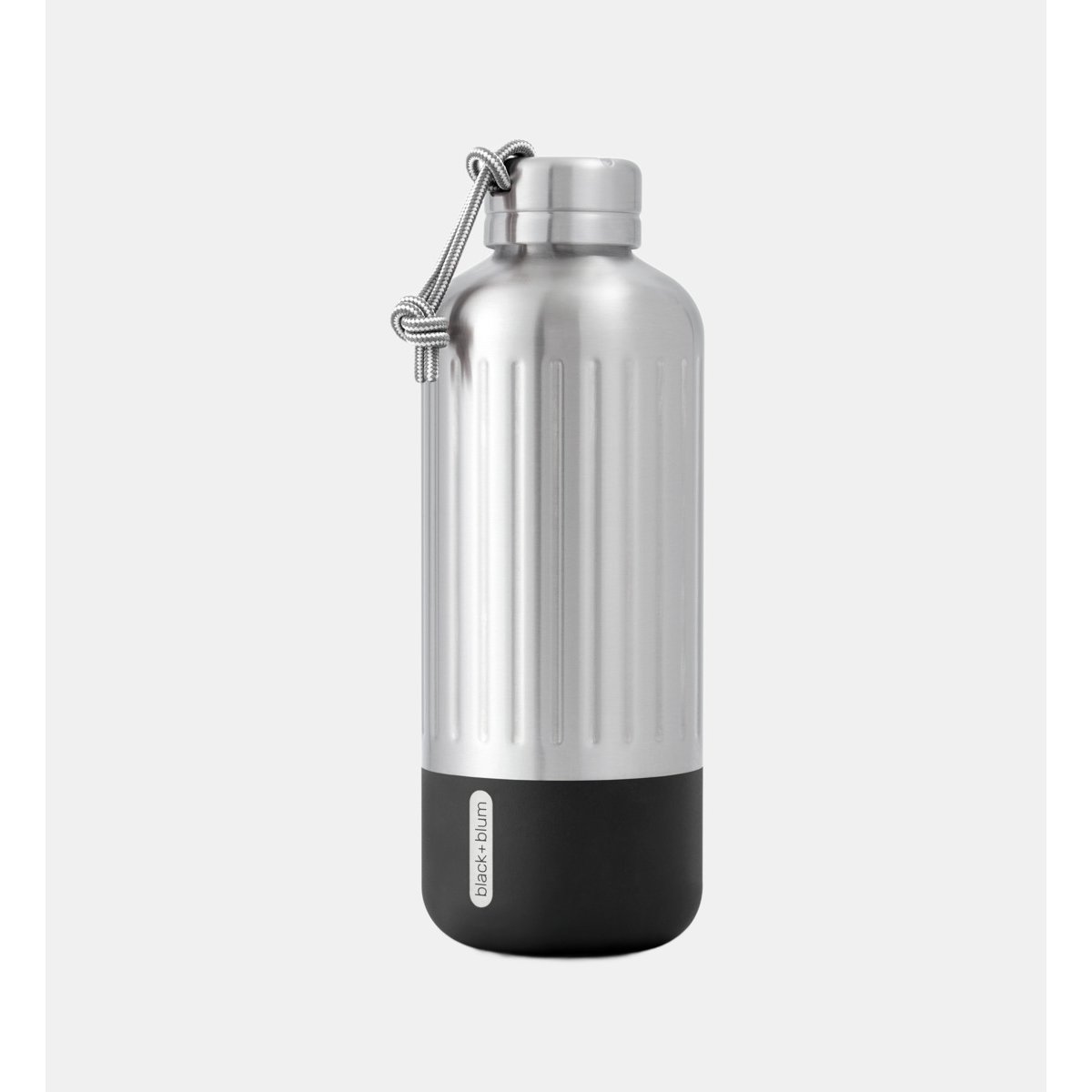 Gourde isotherme acier et noir, BLACK + BLUM