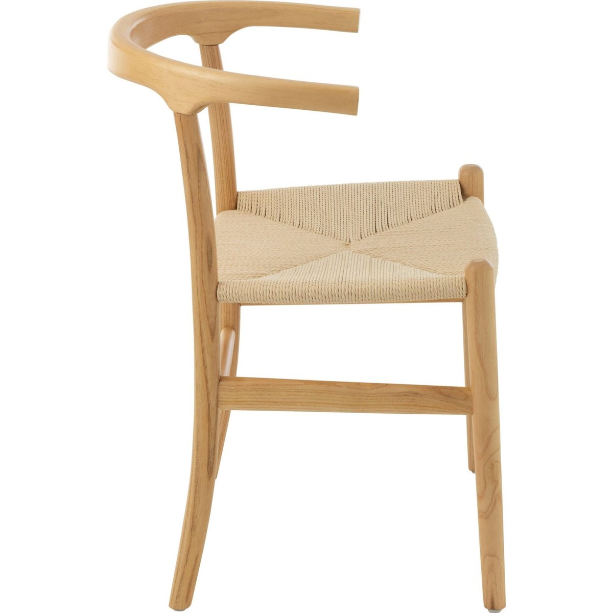 Chaise en hêtre et corde tressée naturel, RECOLLECTION