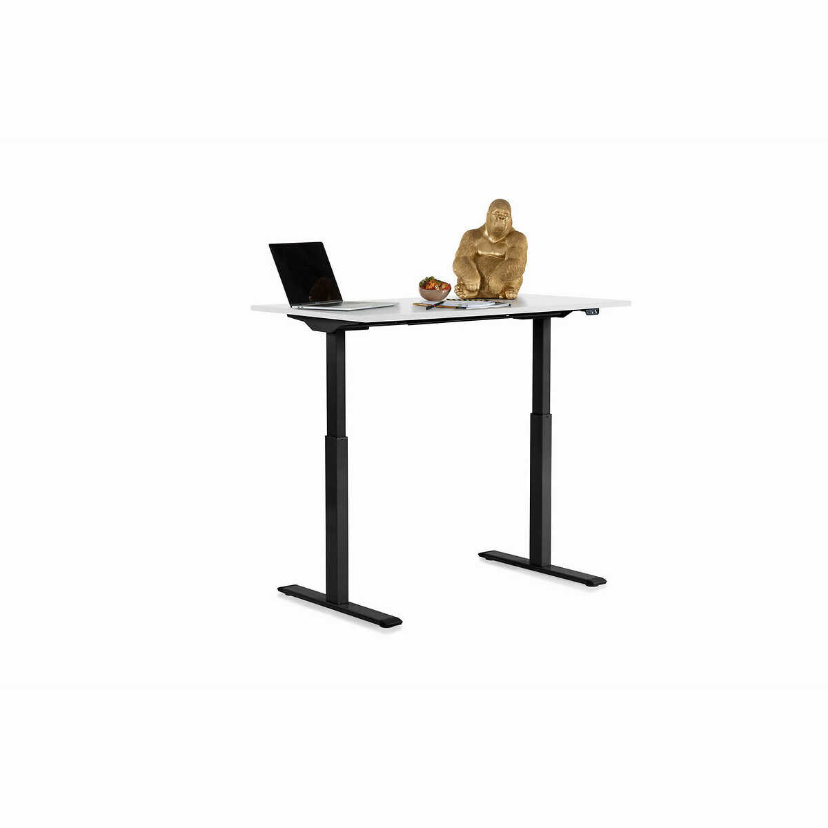 Scrivania Office nero bianco 140x70 nero/bianco, KARE DESIGN