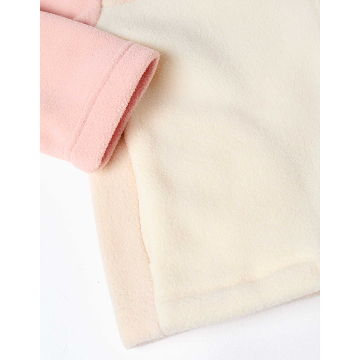 Veste en polaire à col montant beige clair, ZIPPY