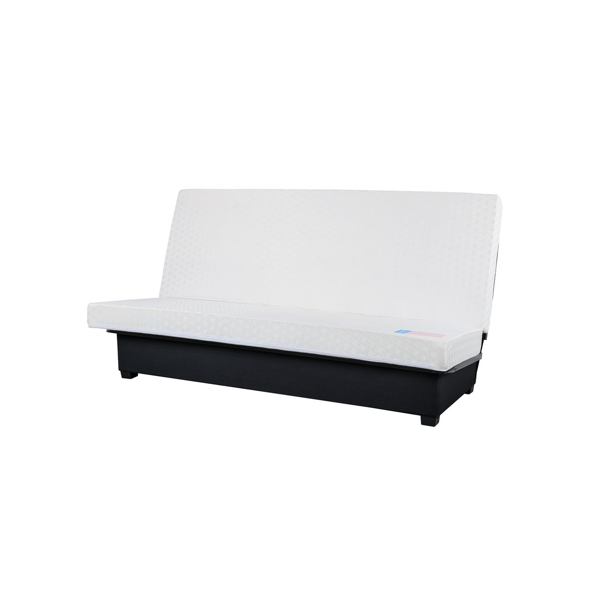 Banquette CC CHAUMONT 130x190, gris taupe, RELAXIMA