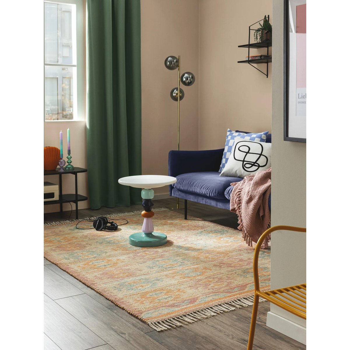 Tapis de jute HIMAL multicouleur, BENUTA 