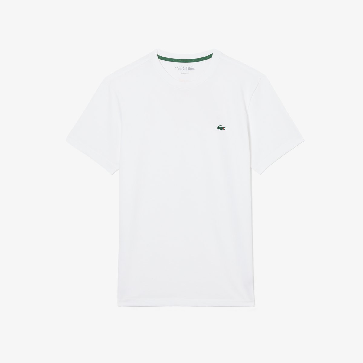 T-shirt Sport Ultra Dry crocodile graphique blanc-49t, LACOSTE
