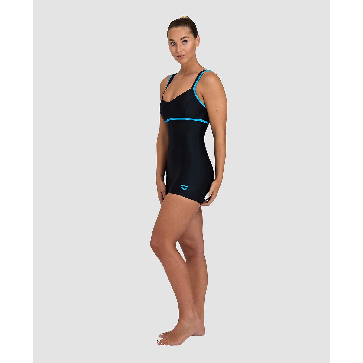 Combishort piscine Maxfit éco W Venus noir/bleu, ARENA