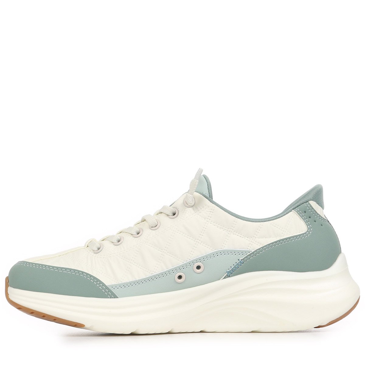 Baskets running vertes à semelle plate avec une fermeture slip-on sage, SKECHERS