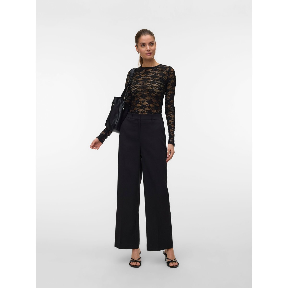 Top noire - black, VERO MODA