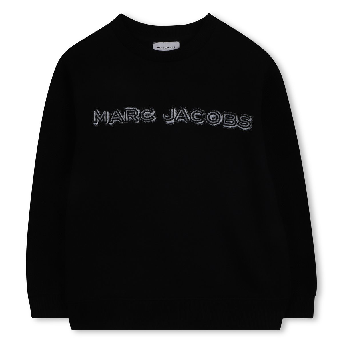 Sweat en polaire de coton black, MARC JACOBS