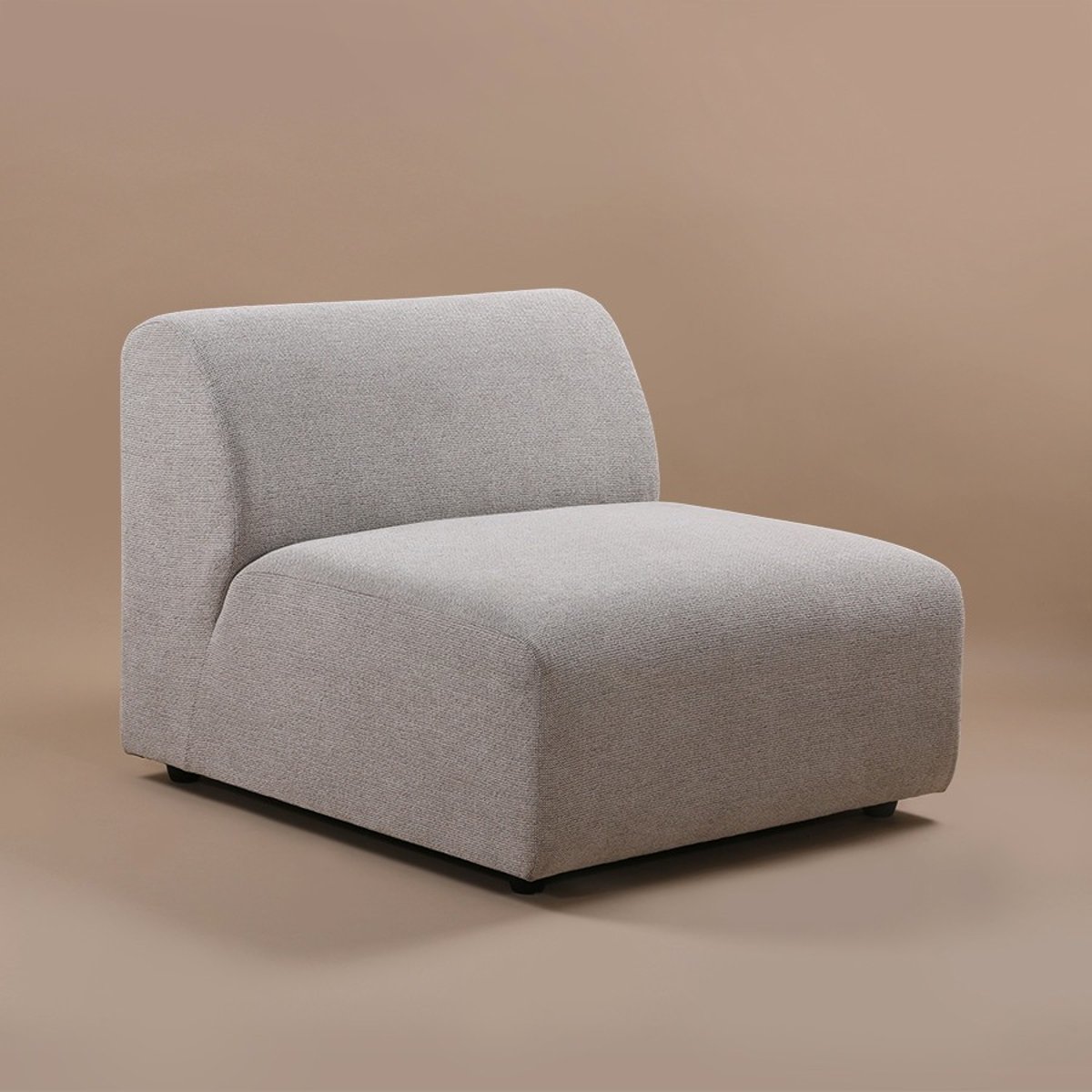 Module de canapé en tissu Jax gris clair, HK LIVING