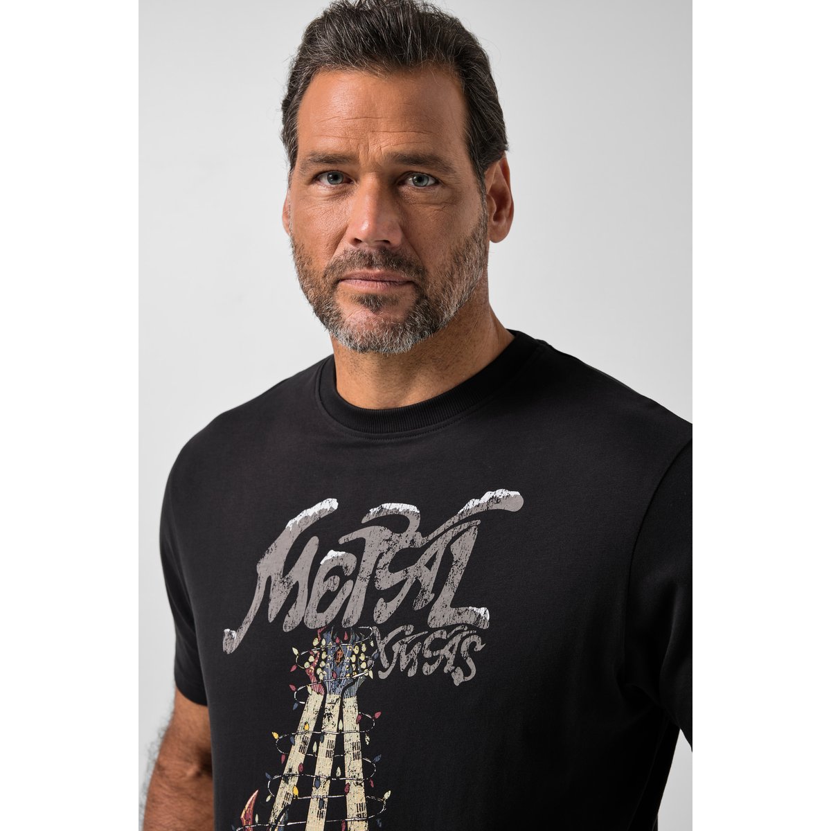 T-shirt, manches courtes, Noël noir, JP1880