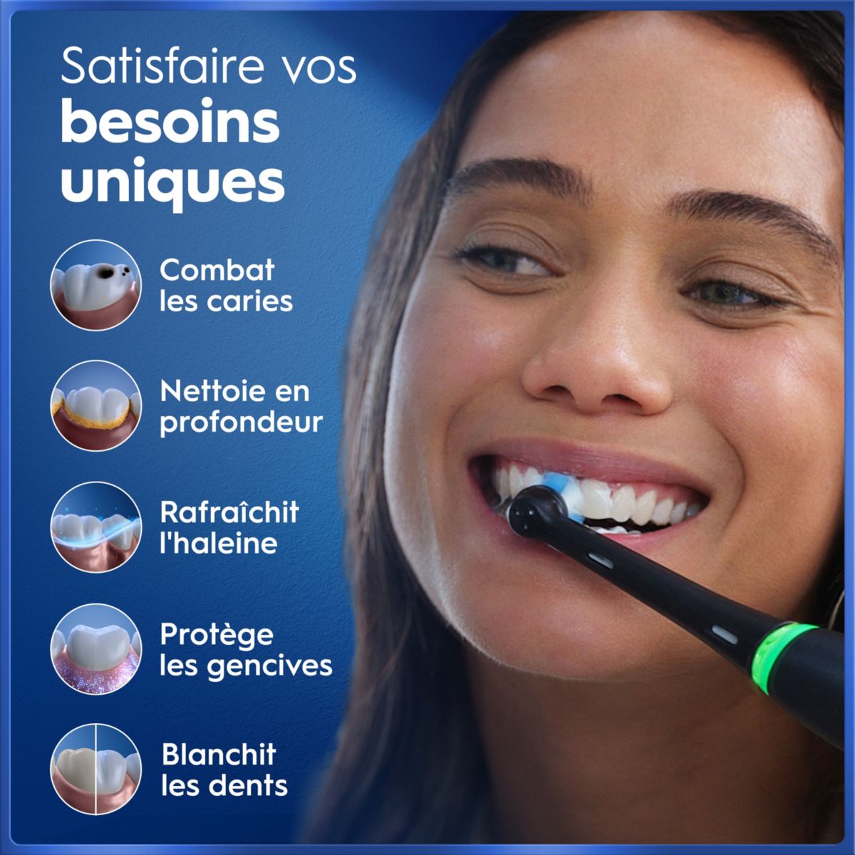 Brosse à dents électrique iO5 Duo Matt Black/Quite White couleur unique, ORAL B