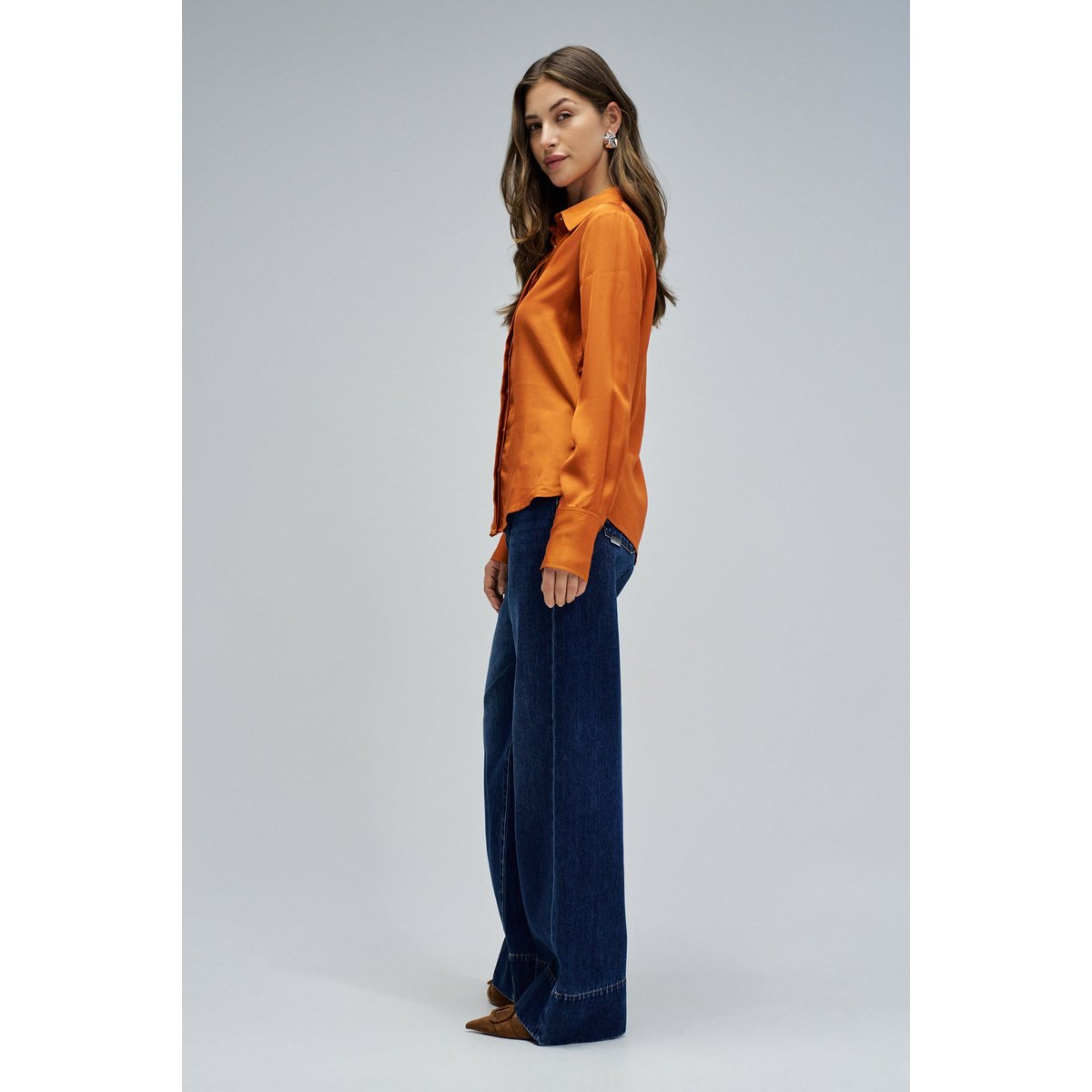 CHEMISE BASIQUE orange, SALSA JEANS