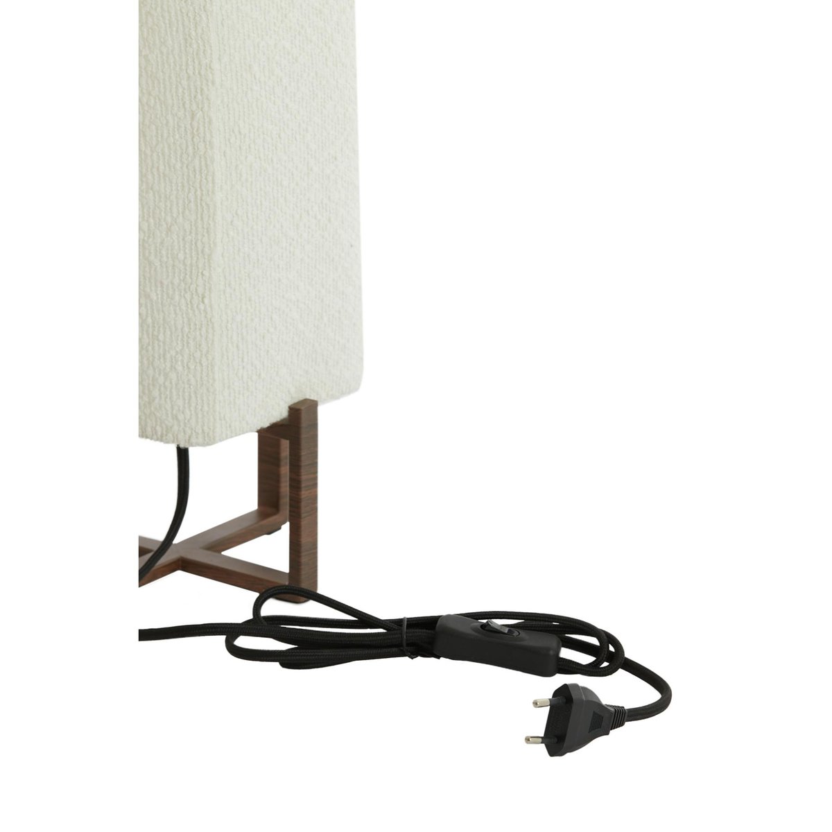 Lampe À Poser Métal WYN crème, LIGHT & LIVING