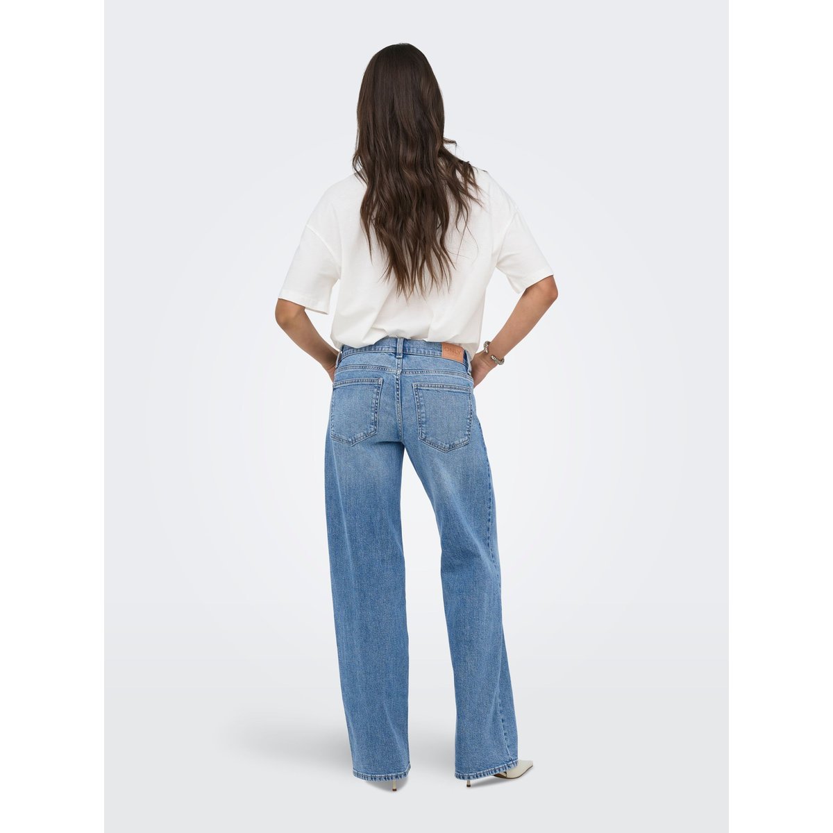 Jean À Jambe Large light blue denim, ONLY