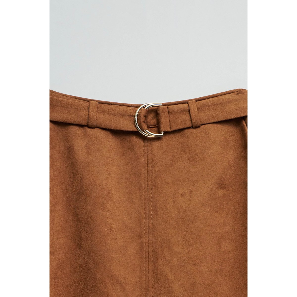 JUPE MIDI EFFET SUEDE marron, SALSA JEANS