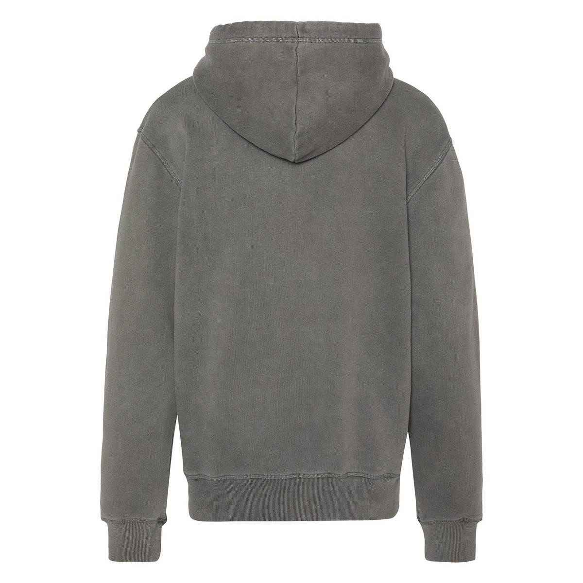 Sweatshirt à capuche effet délavé charbon, SCHOTT