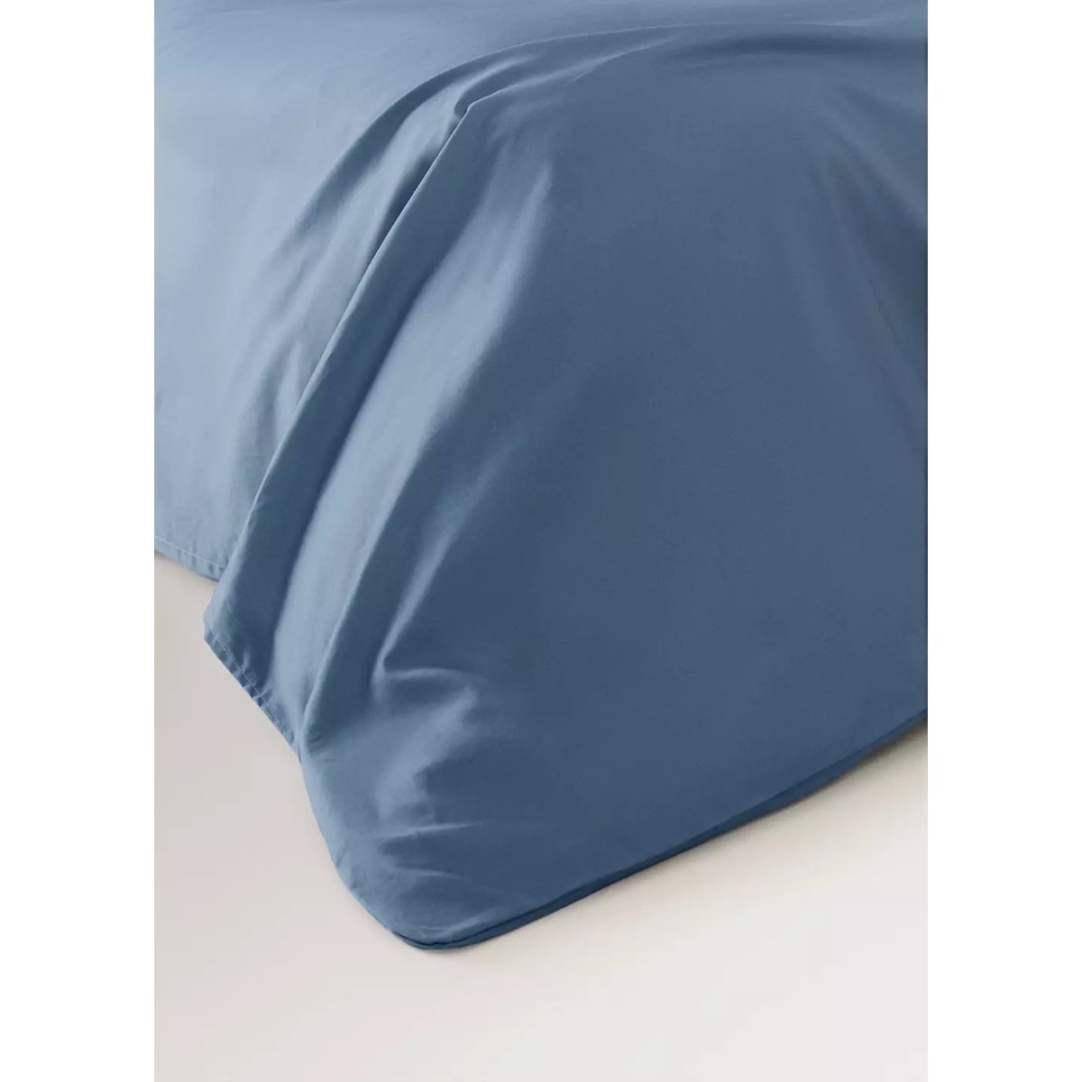 Housse de couette coton satin dégradé Lit 180/200 cm bleu, MANGO HOME