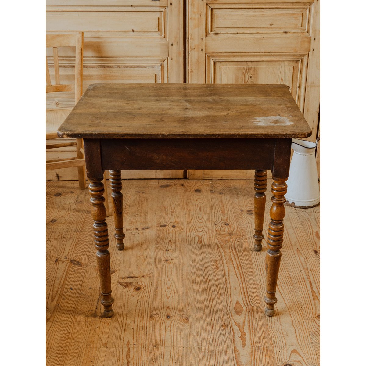 Bureau en bois Edouard N°1016 - Bon état bois foncé, DEBONGOUT