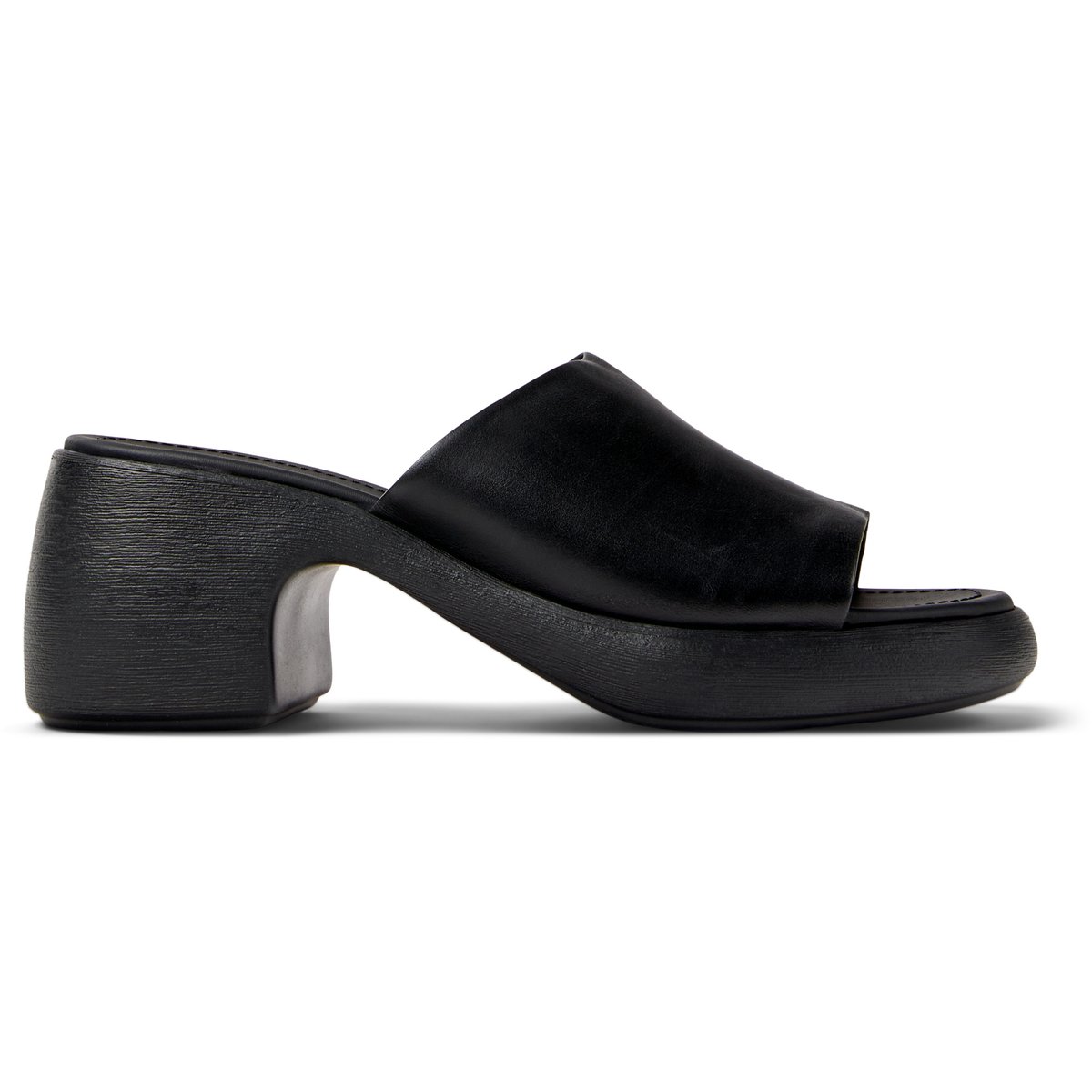 Sandales Thelma Cuir noir, CAMPER