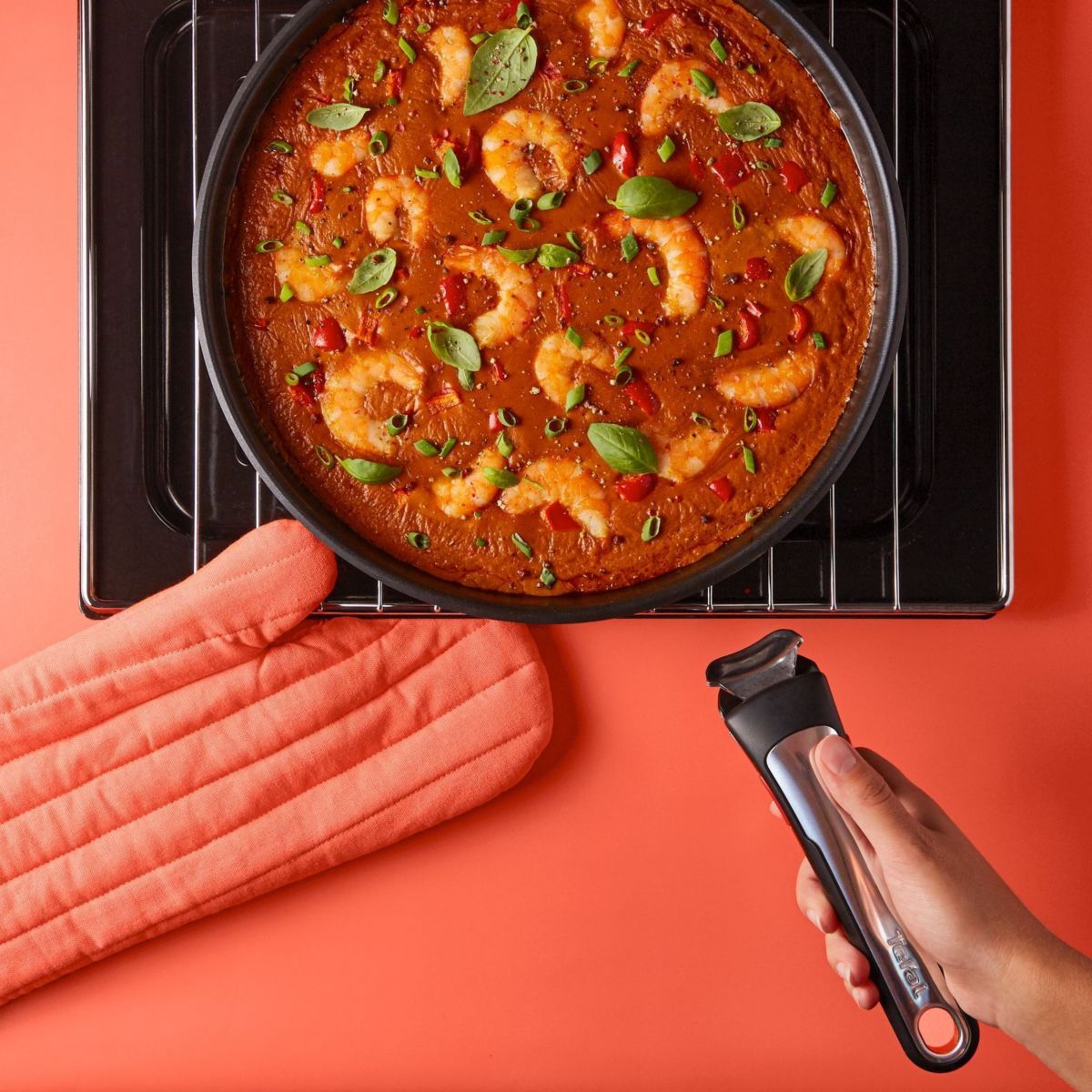 Casserole Ingenio Preference 22cm gris, TEFAL
