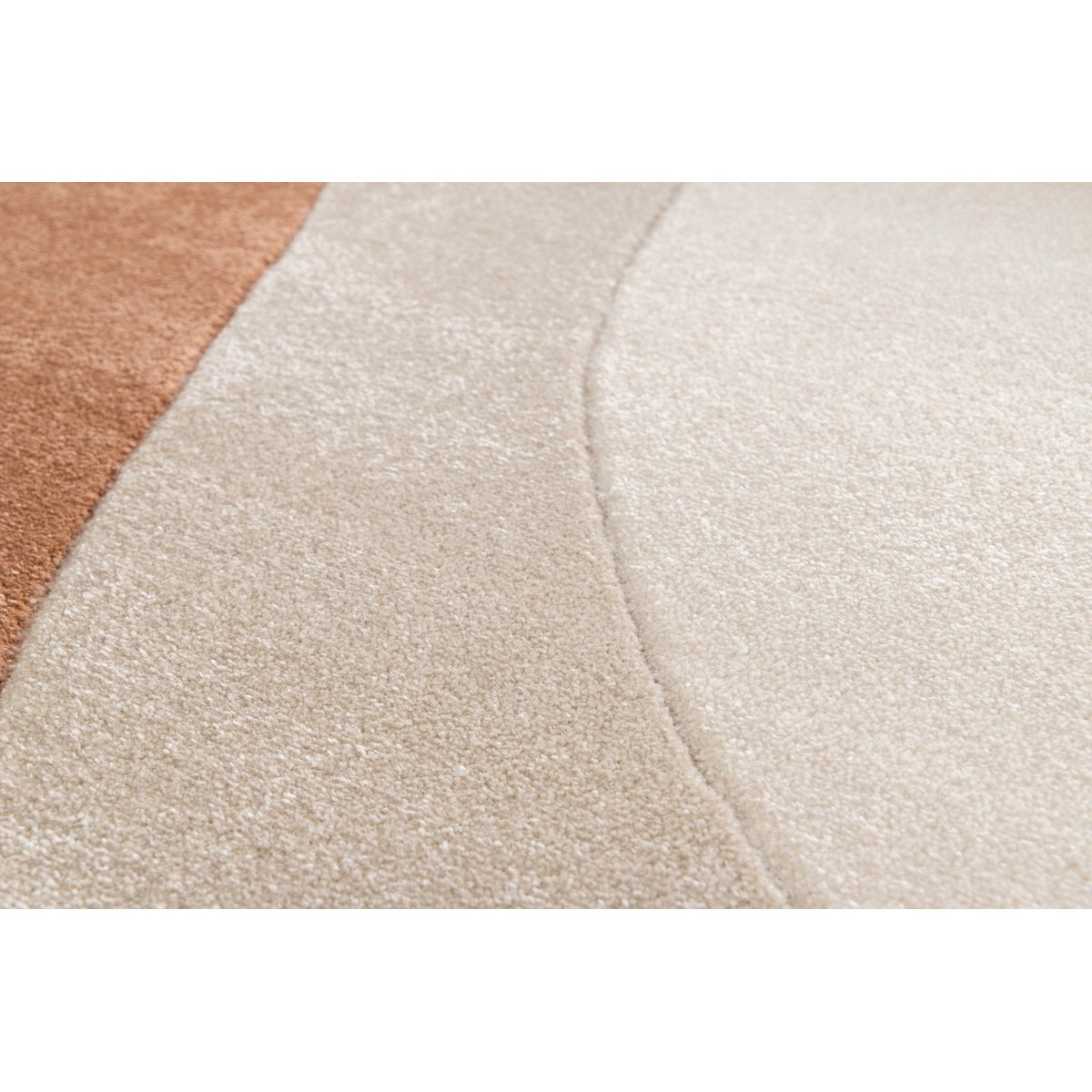 Tapis doux et résistant aux teintes chaleureuses FAUVE multicouleur, AFK LIVING