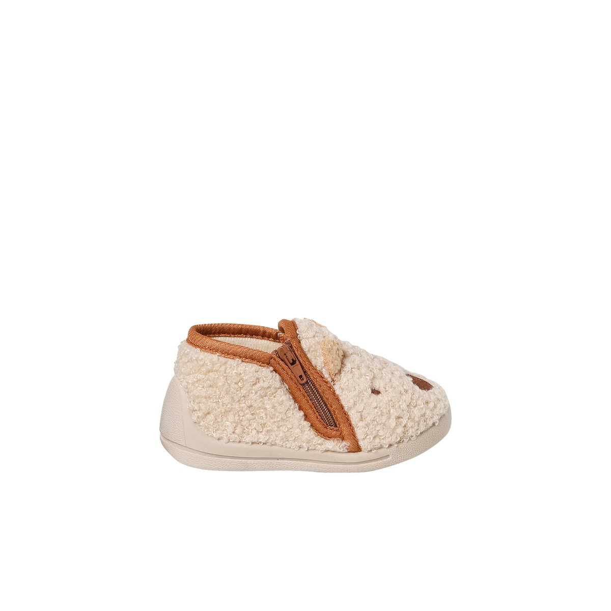 Chaussons bébé lot marron, VERTBAUDET